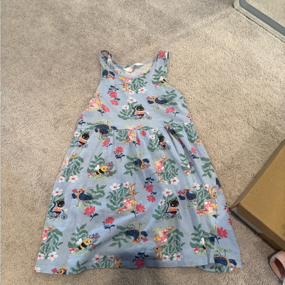 H&M Blue Floral Kids Dress